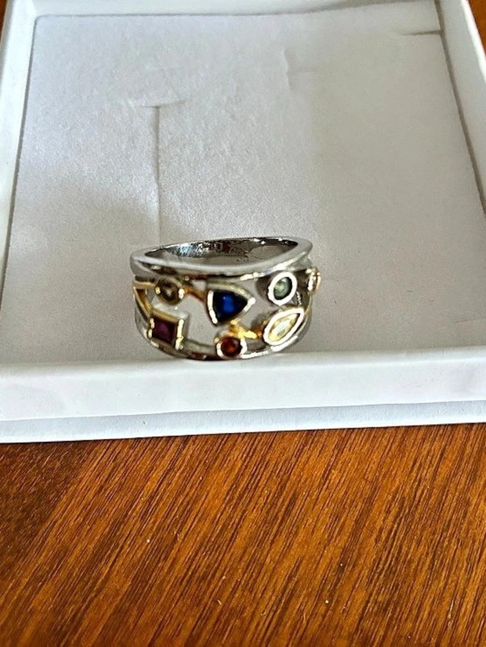 Multicolor Statement Ring Like New